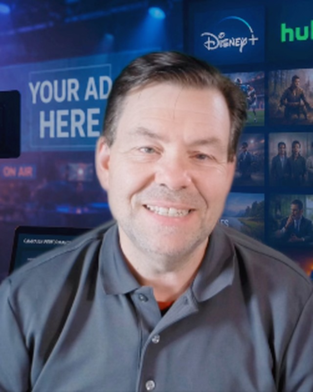 Ray Lane, founder of Ray the Video Guy, on his studio set